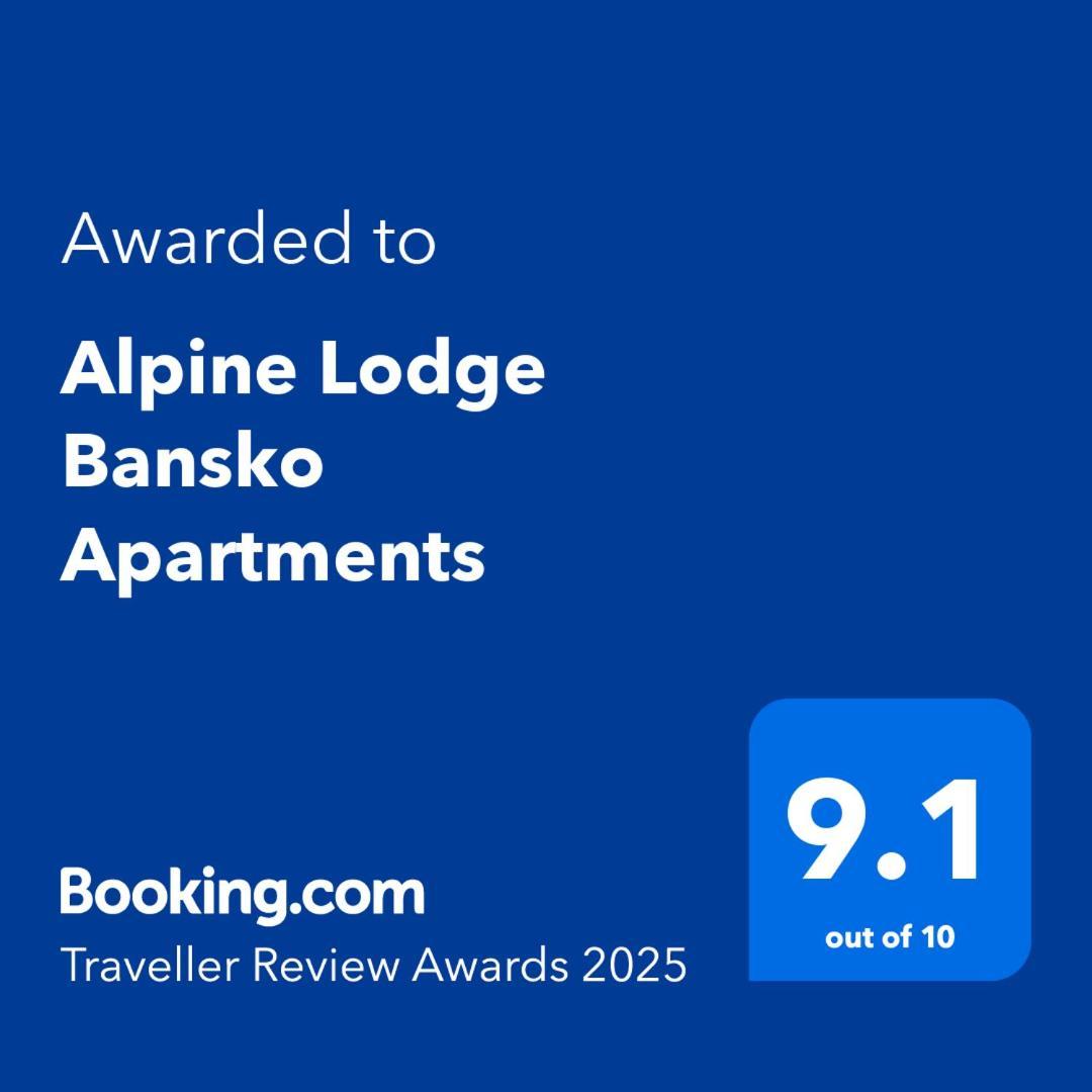 Alpine Lodge Bansko Apartments Exterior photo